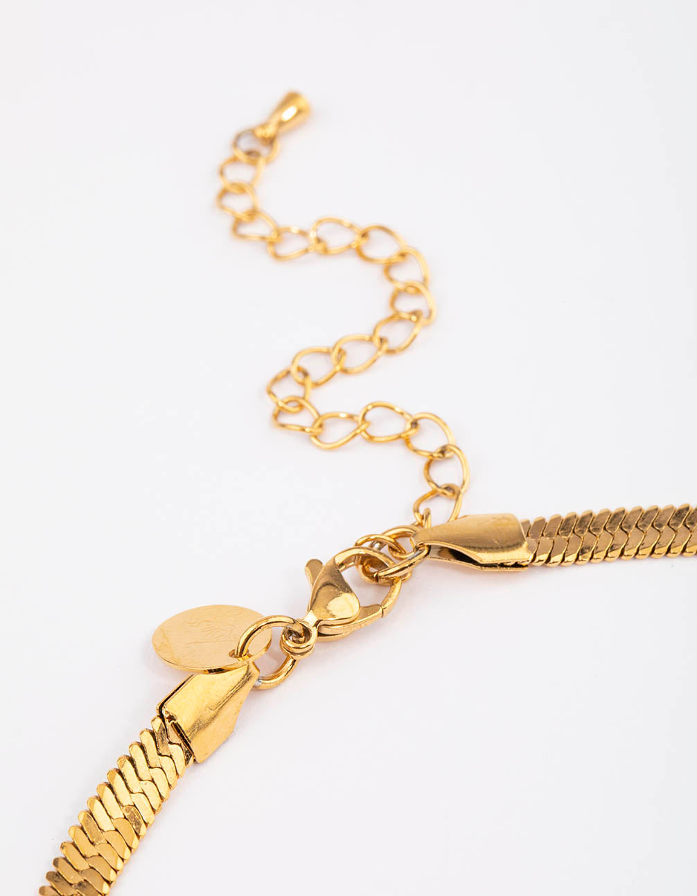 Herringbone Snake Chain Necklace