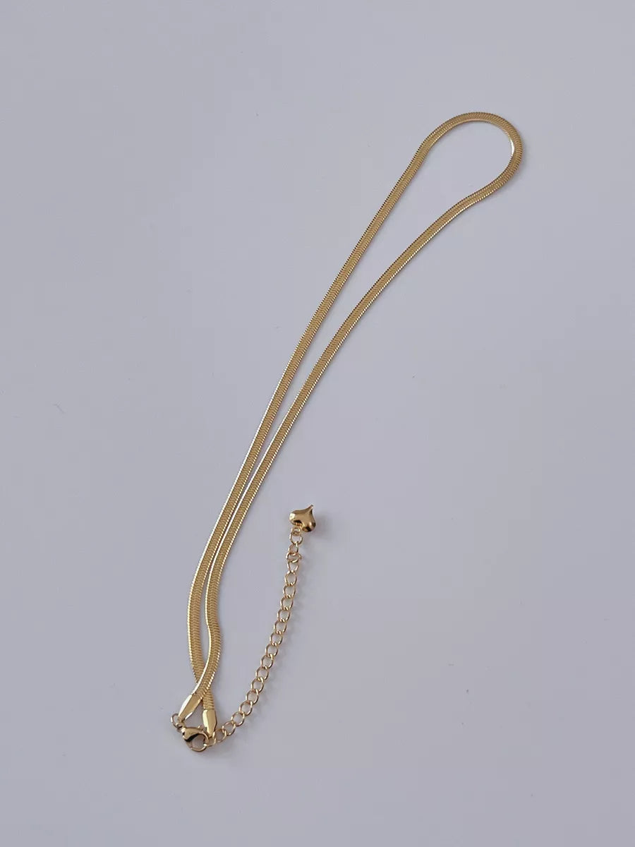 Herringbone Snake Chain Necklace